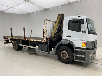 Valníkový/ Plošinový nákladný automobil, Auto s hydraulickou rukou Mercedes-Benz Atego 1828: obrázok 3