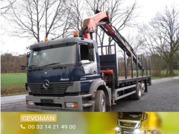 Valníkový/ Plošinový nákladný automobil Mercedes Benz Atego 2528 crane 23Tm: obrázok 1