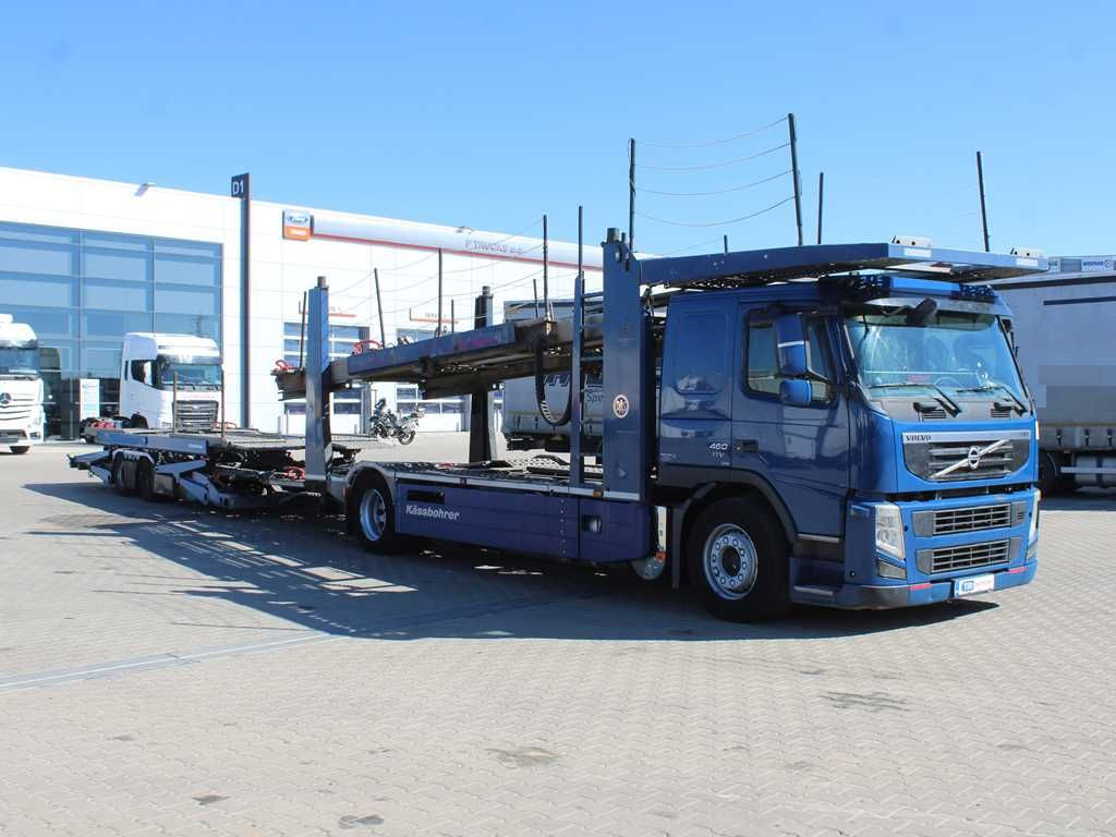 Nákladné vozidlo na prepravu automobilov Volvo FM 460, EURO 5 EEV, VEB +, + KÄSSBOHRER APT 012