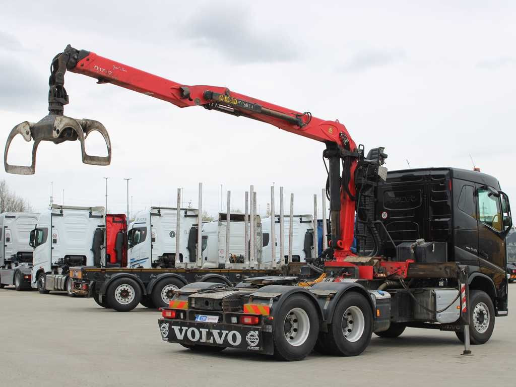 Nákladné vozidlo na prepravu dreva Volvo FH 540, 6X4, VEB+, Crane EPSILON Q170Z96