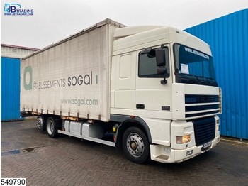 Nákladné vozidlo s posuvnou plachtou DAF 95 XF 380 6x2, EURO 2, Manual, Retarder, Twistlocks