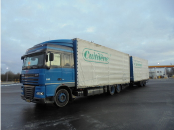 Nákladné vozidlo s posuvnou plachtou DAF XF 105-410 6X2