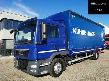 Nákladné vozidlo s posuvnou plachtou MAN TGM 15.290 4x2 BL / Ladebordwand / NAVI