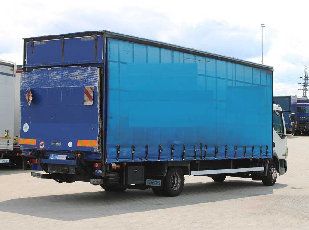 Plachtové nákladné vozidlo DAF FA LF 45, EURO 5, TAIL LIFT