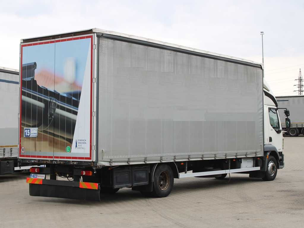 Plachtové nákladné vozidlo DAF LF 290 FA, EURO 6, SLEEPING CABIN