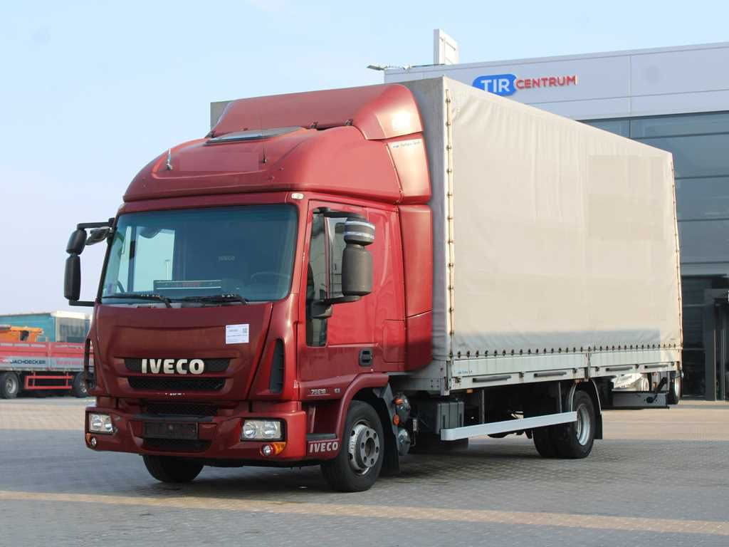 Plachtové nákladné vozidlo Iveco EUROCARGO 75E18, SIDE-WALLS, EURO 5