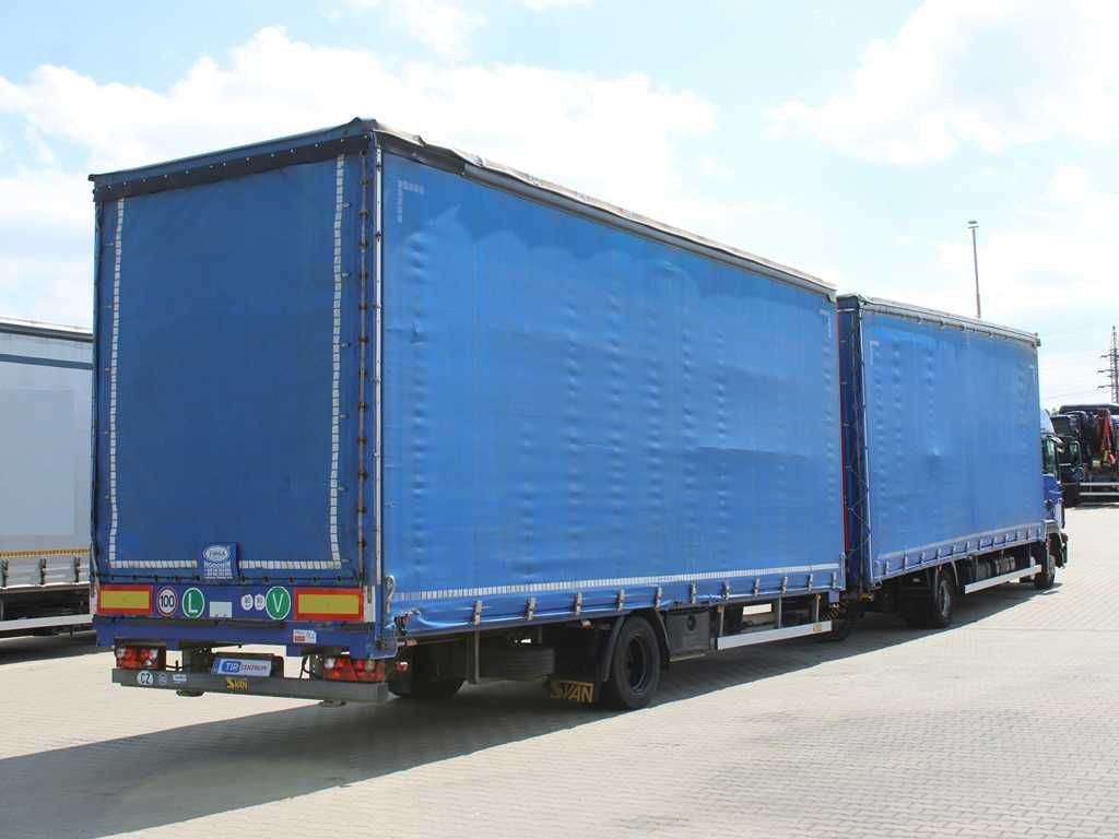 Plachtové nákladné vozidlo MAN TGL 8.220, EURO 5EEV, SECONDARY AIR CONDITIONING