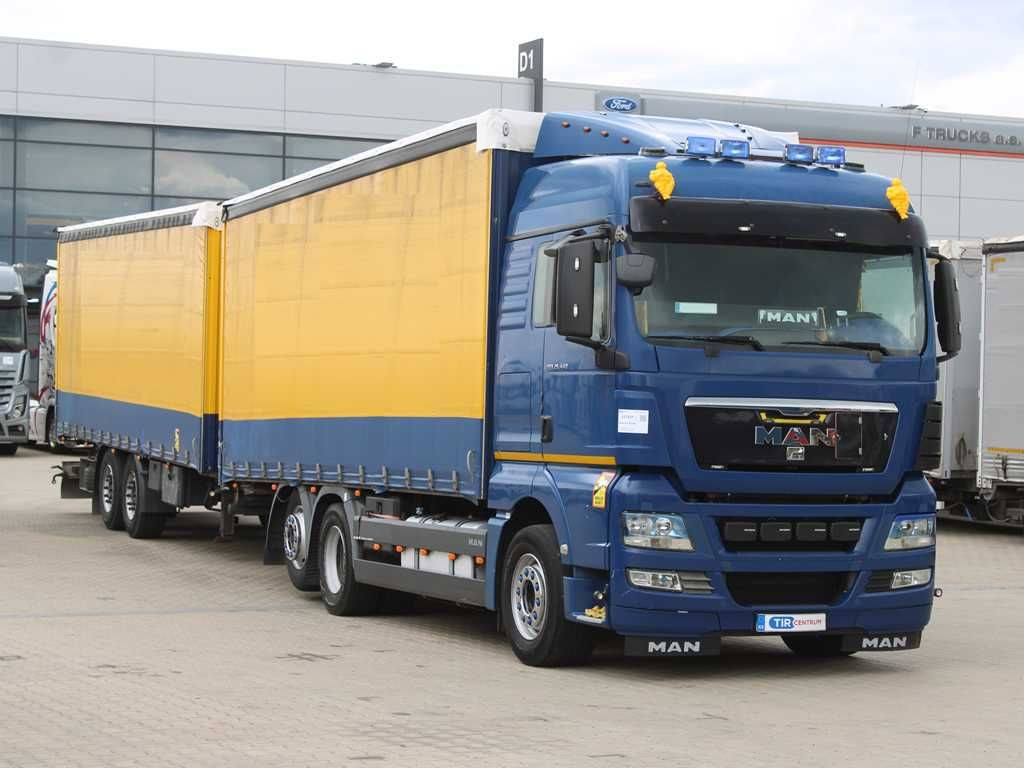 Plachtové nákladné vozidlo MAN TGS 26.440, 6X2, EURO 5, LIFTING AXLE, TV