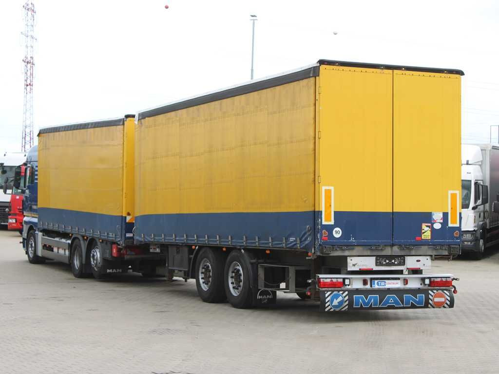 Plachtové nákladné vozidlo MAN TGS 26.440, 6X2, EURO 5, LIFTING AXLE, TV