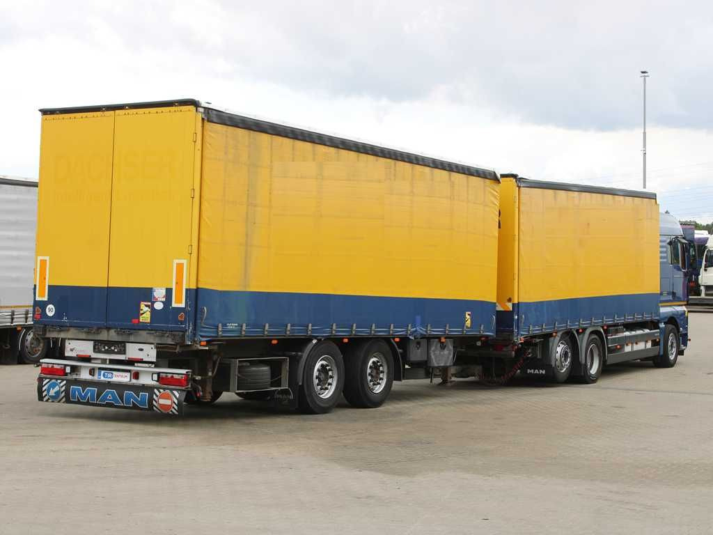 Plachtové nákladné vozidlo MAN TGS 26.440, 6X2, EURO 5, LIFTING AXLE, TV