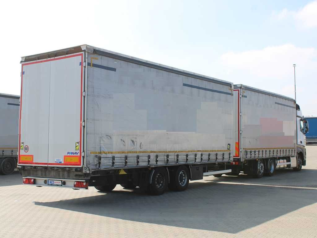 Plachtové nákladné vozidlo Mercedes-Benz Actros 2542, EURO 6, 6X2 + PANAV TV018M