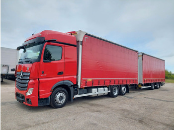 Plachtové nákladné vozidlo  Mercedes-Benz Actros 2545 L/NR 6x2 + Wielton PC2K Durchbar