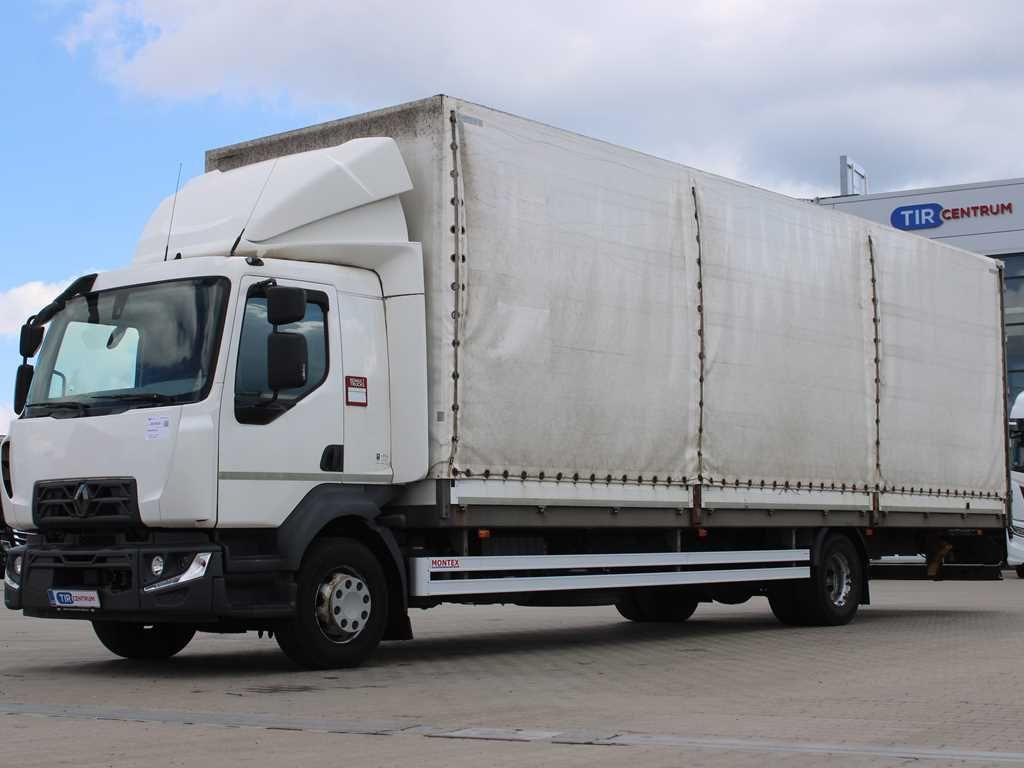Plachtové nákladné vozidlo Renault D16, EURO 6, LOAD SPACE LENGHT 9,6m!!