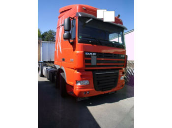Podvozek s kabinou DAF XF 105.460 + Chassis + Top Zustand Reifen 80%