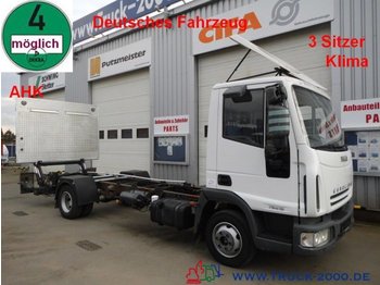 Podvozek s kabinou Iveco 75E15 EuroCargo LBW*AHK*Klima*1.Hand Tempomat