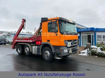 Ramenový nosič kontajnerov Mercedes-Benz Actros 2041 Absetzkipper Meiller Liftachse