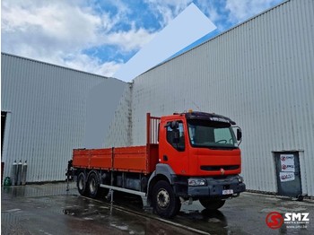 Valníkový/ Plošinový nákladný automobil, Auto s hydraulickou rukou Renault Kerax 320 DCI: obrázok 1