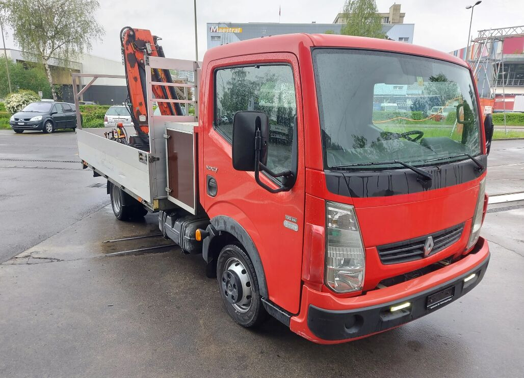 Valníkový/ Plošinový nákladný automobil, Auto s hydraulickou rukou Renault Maxity 130.35 Eco: obrázok 3