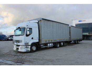 Plachtové nákladné vozidlo Renault PREMIUM 460 EURO 5 EEV 6X2 + TRAILER PANAV 2011: obrázok 1