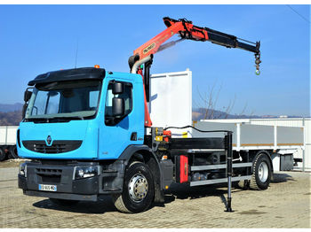 Valníkový/ Plošinový nákladný automobil, Auto s hydraulickou rukou Renault Premium 310 DXI Pritsche 6,80m+Kran/Funk*: obrázok 1