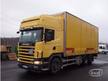 Skříňový nákladní auto Scania R124GBNB 6x2*4 Box (tail lift): obrázok 1