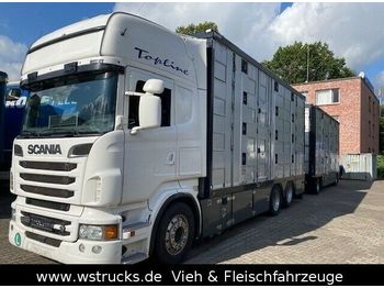 Přepravník zvířat Scania R 560 Topline Menke 4 Stock Hubdach Komplett: obrázok 1
