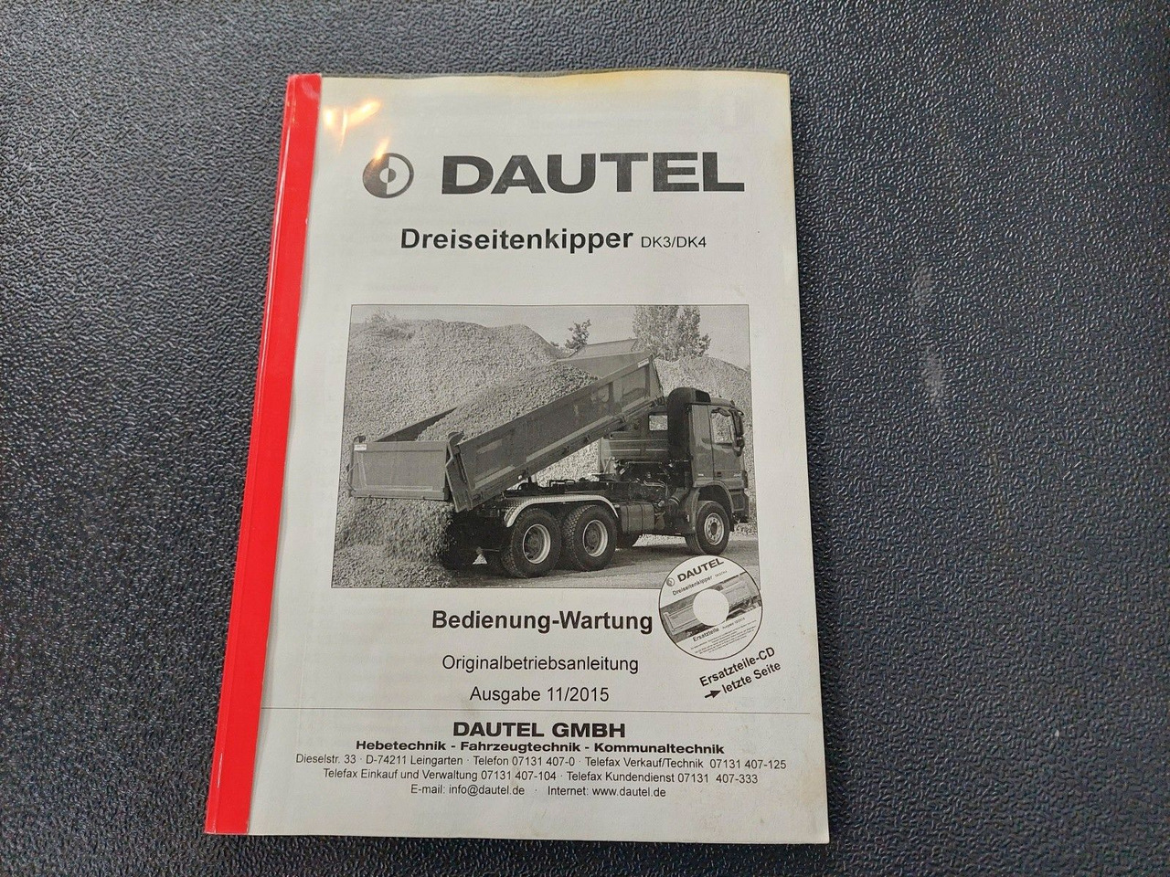 Sklápač Iveco AD 260T45 BB Dautel Bordmatic 6x4