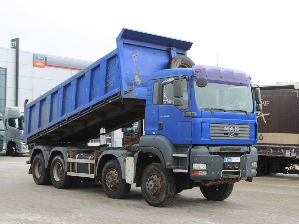 Sklápač MAN TGA 41.480, 8X6, THREE-SIDED, EURO 3, RETARDER