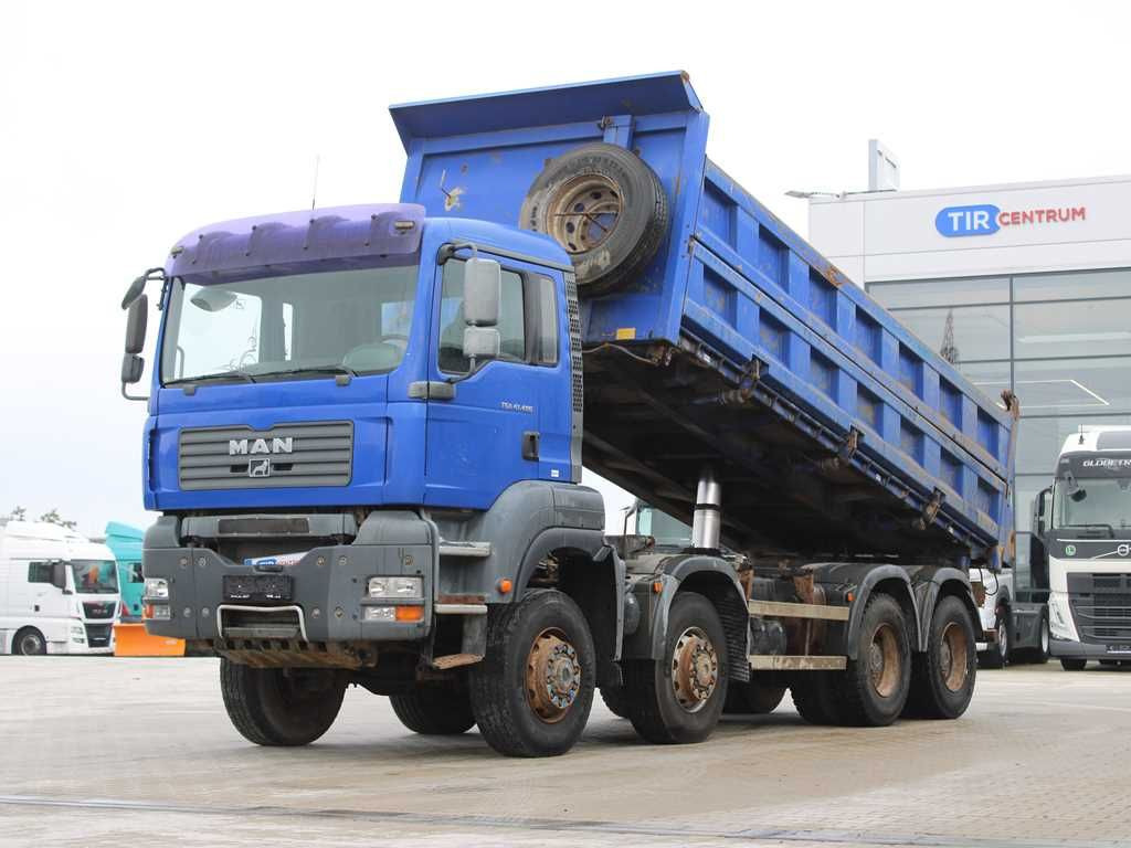 Sklápač MAN TGA 41.480, 8X6, THREE-SIDED, EURO 3, RETARDER