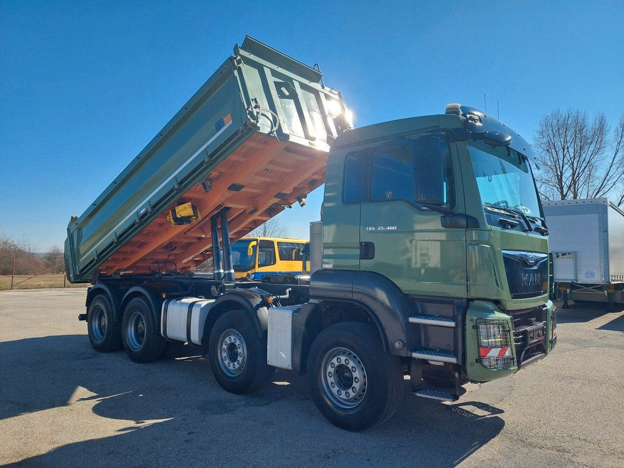 Sklápač MAN TGS 35.460 BB Meiller Bordmatik 8x4