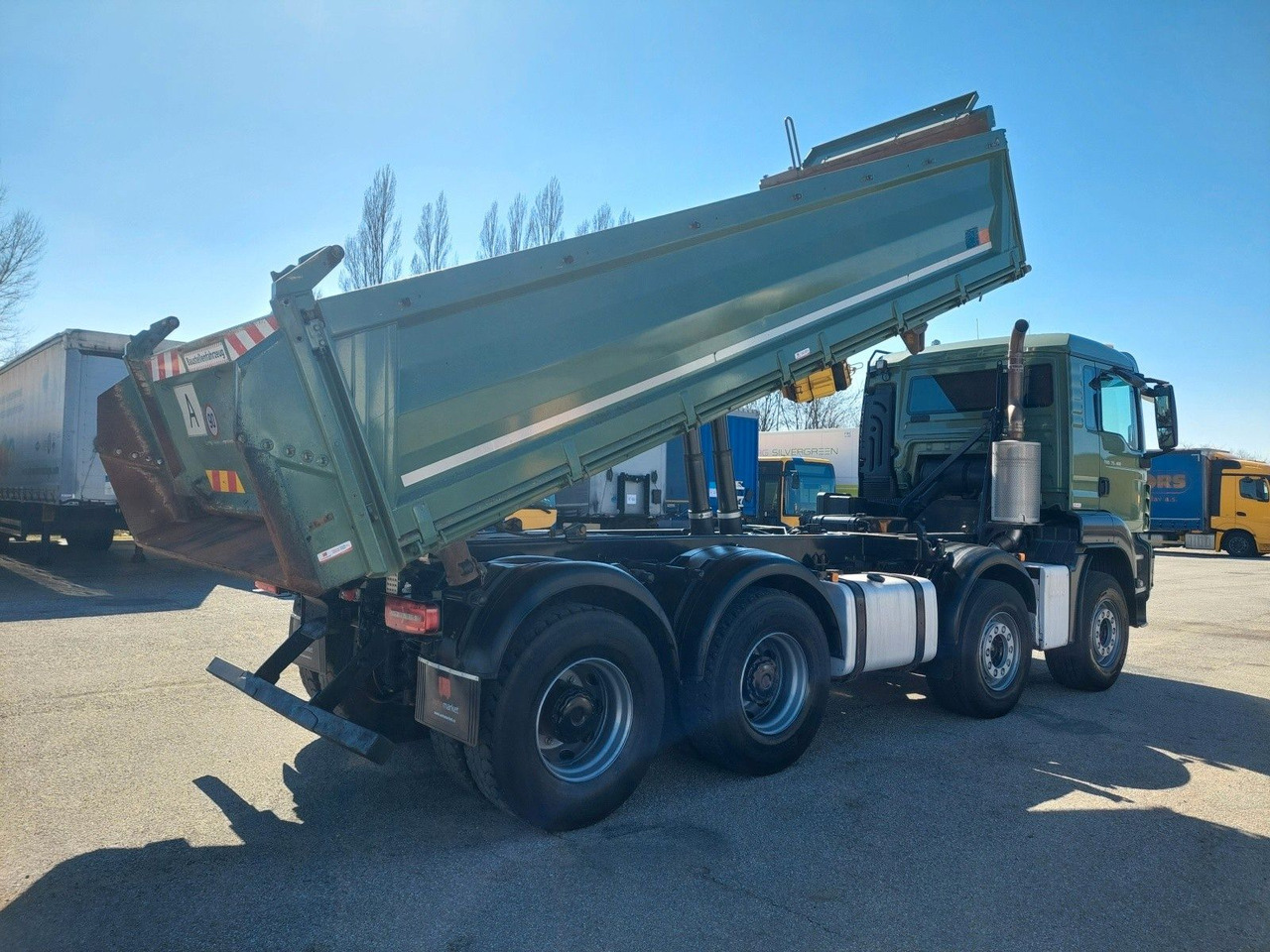 Sklápač MAN TGS 35.460 BB Meiller Bordmatik 8x4