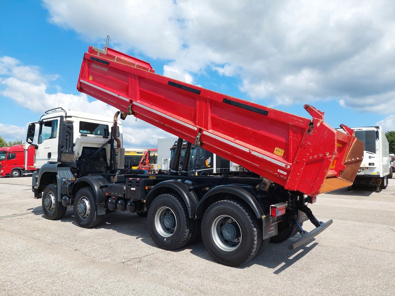 Sklápač MAN TGS 35.460 BB Meiller Bordmatik 8x6