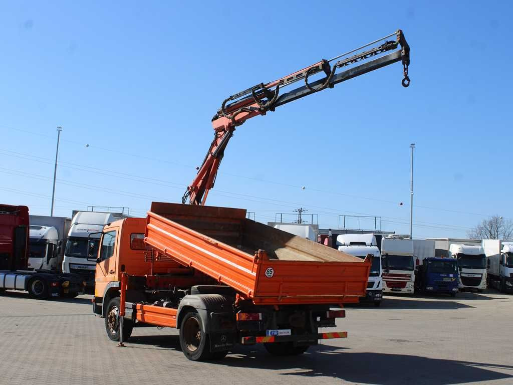 Sklápač Mercedes-Benz Actros 1523, CRANE ATLAS 60.1, THREESSIDED