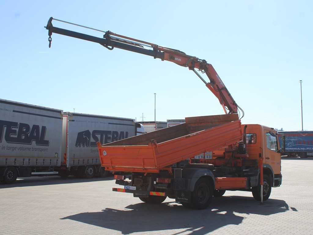 Sklápač Mercedes-Benz Actros 1523, CRANE ATLAS 60.1, THREESSIDED