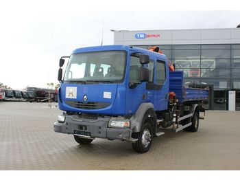 Sklápač Renault MIDLUM 220.14 P 4X4, THREESIDED,PALFINGER PK8500