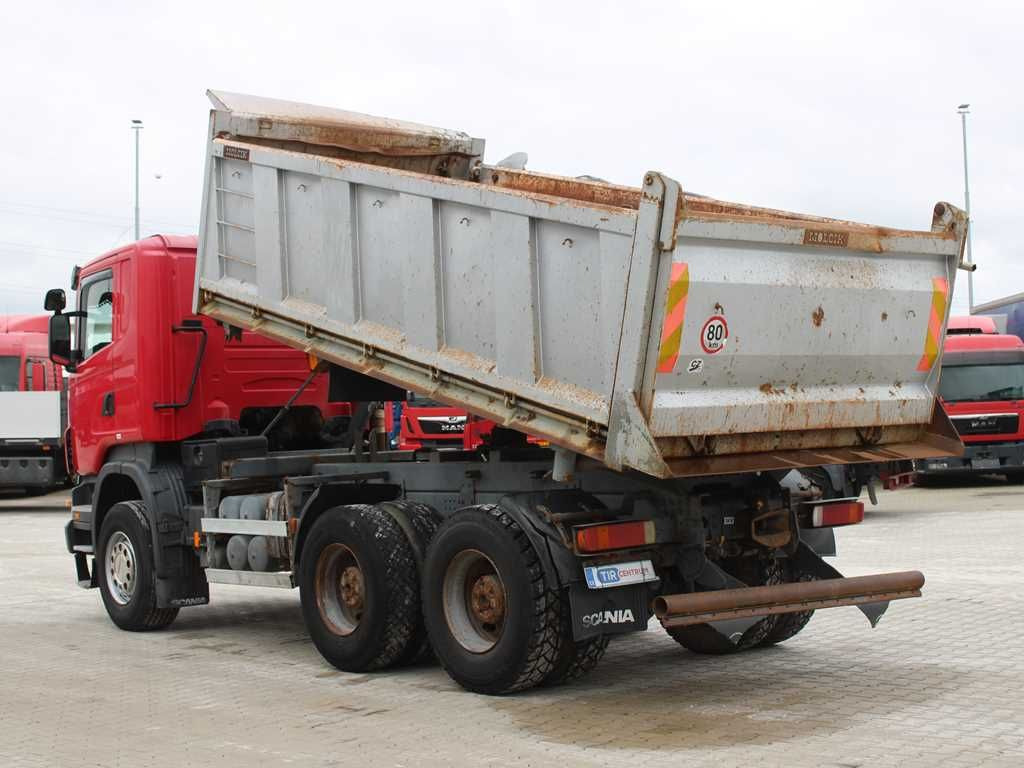 Sklápač Scania R 420 CB 6X4 ,THREE-SIDED,EURO 4,RETARDER,13m³
