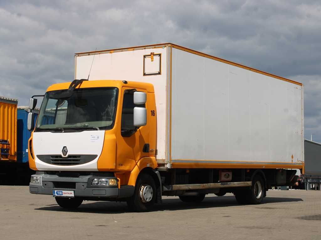 Skříňový nákladní auto Renault Midlum 190.12, TAIL LIFT, EURO 4