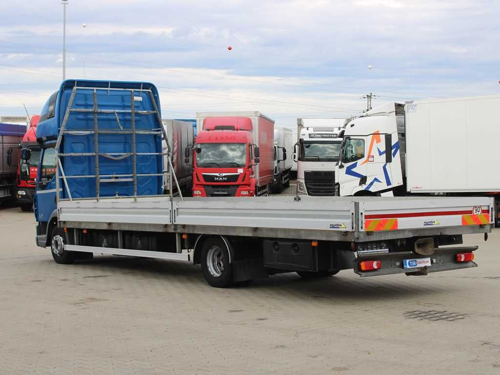 Valníkový/ Plošinový nákladný automobil DAF LF 260, SLEEPING CABIN, EURO 6, PNEU 80%