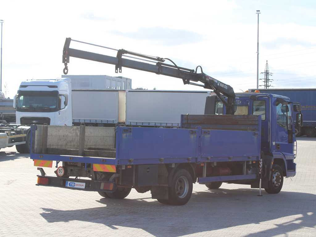 Valníkový/ Plošinový nákladný automobil Iveco EUROCARGO 100E17, EURO 3, HYDRAULIC ARM HIAB 035-2