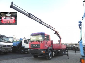 Valníkový/ plošinový nákladný automobil MAN F2000 FE 460 A Pritsche Heckkran Palfinger PK 35