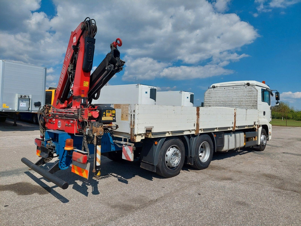 Valníkový/ Plošinový nákladný automobil MAN GA 26.320 6X2-2 BL + Kran Fassi F110AC22