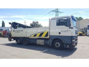 Valníkový/ plošinový nákladný automobil MAN TGA 26.410 Hiab Kran 166L