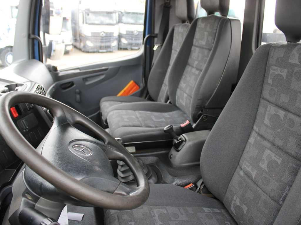 Valníkový/ Plošinový nákladný automobil Mercedes-Benz ATEGO 1018, EURO 3, CRANE FASSI F40A.21