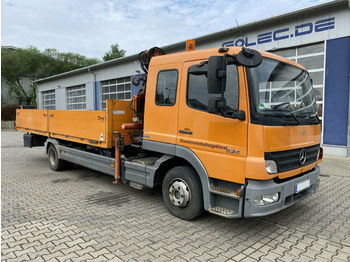 Valníkový/ plošinový nákladný automobil Mercedes-Benz ATEGO 924 4x2 Euro 4 Pritsche 6 m Kran bis 7,2 m