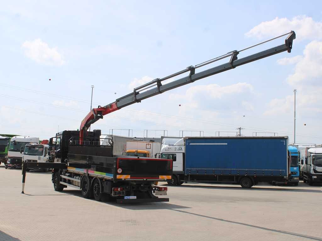 Valníkový/ Plošinový nákladný automobil Mercedes-Benz Arocs 2542, 6X2, EURO 6, CAMERA, PALFINGER PK 24