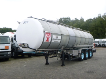 Cisternový náves na prepravu potraviny Burg Food tank inox 30.3 m3 / 1 comp: obrázok 1