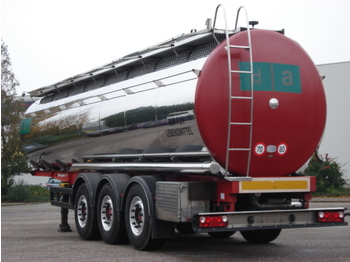 Berger Food - milk tank, 32.000 l., 4 comp., Light weight: 5.660 kg. - Cisternový náves