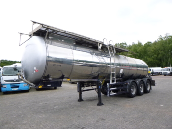 Cisternový náves na prepravu potraviny Feldbinder Food tank inox 23.5 m3 / 1 comp + pump: obrázok 1