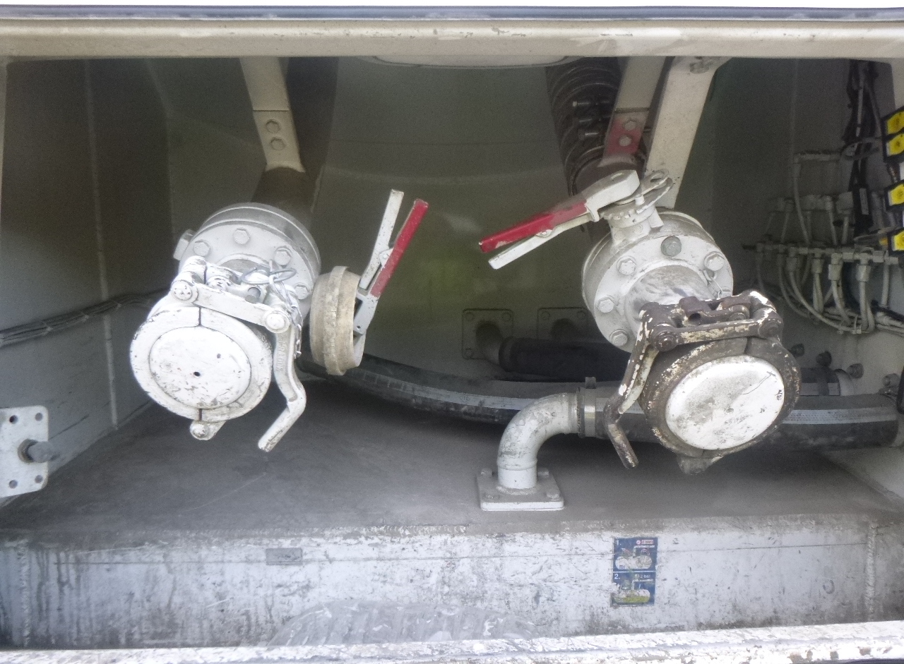 Cisternový náves na prepravu múky Feldbinder Powder tank alu alu 49 m3 / 1 comp: obrázok 17