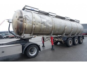 Cisternový náves Feldbinder TSA 30.30-1 Chemietank  30.000 Liter, 4-Kammern, Unfallfahrzeug: obrázok 1